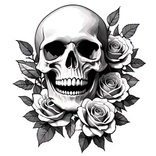 Skull And Roses
