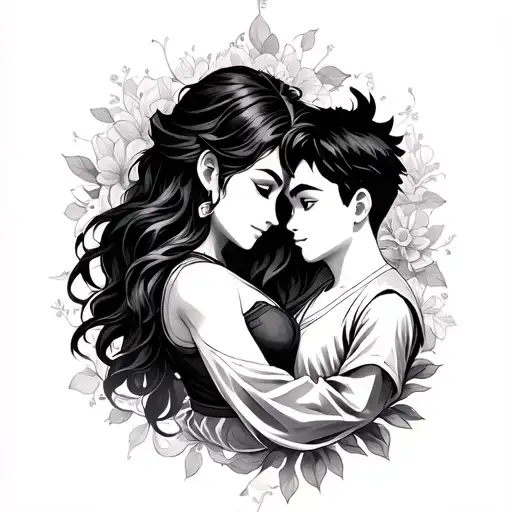 Mother And Son Tattoo Milj And Gohan