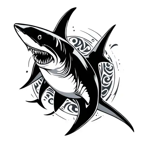 Tribal Thresher Shark