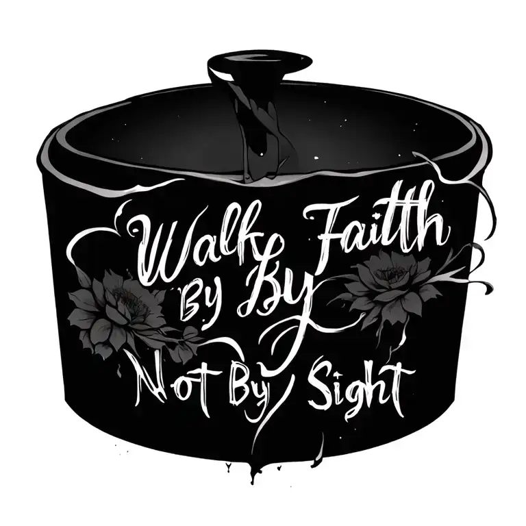 Walk By Faith Not By Sight Spine