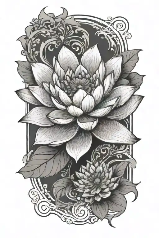 White Lotus Flower