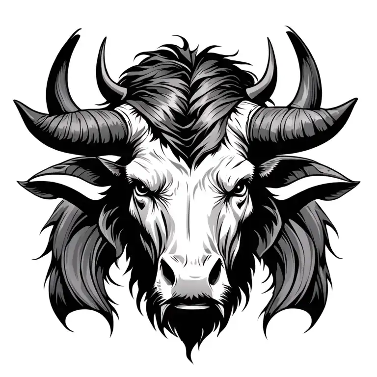 Minotaur Head In Orthodox Style