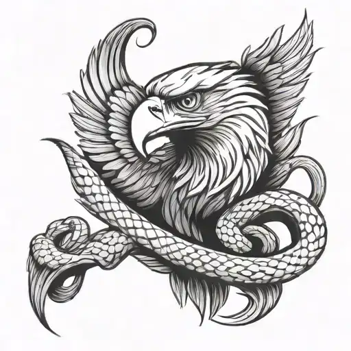 Eagle And Snake