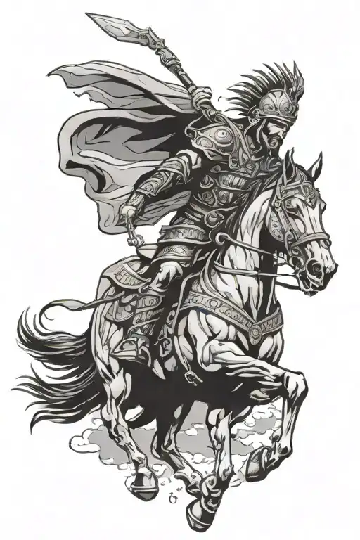 Hunnic Warrior Riding