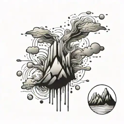 Adhd Molecule With Mountains Rising Phoenix