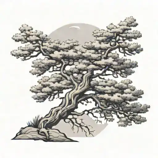 Savage Tatto Pine Tree