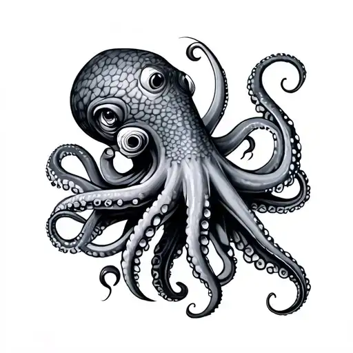 Fish And Octopus Tentacles