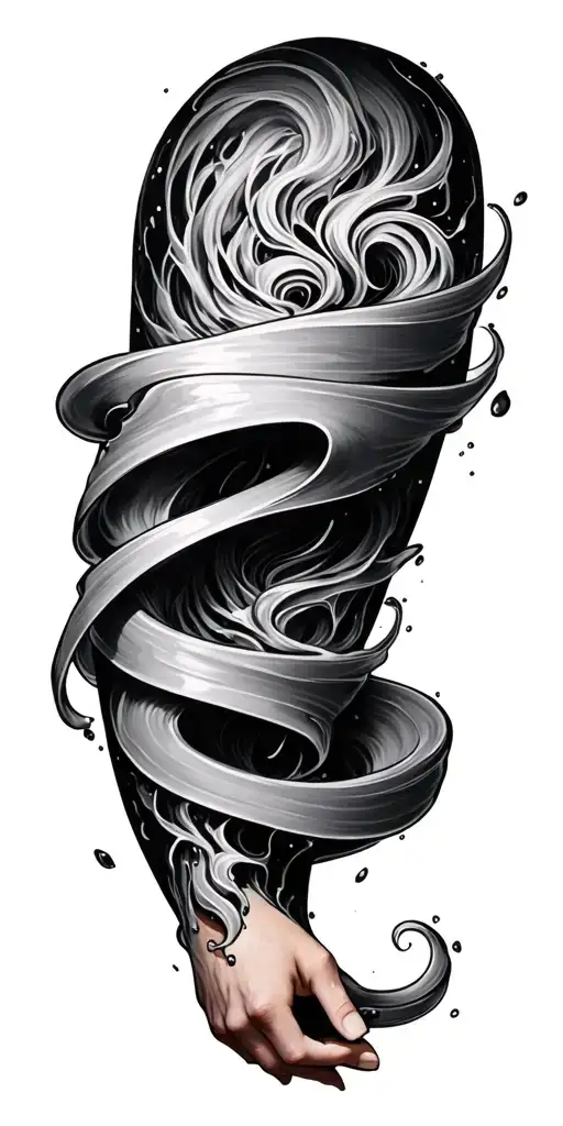 Water Slide Wrapping Around Arm