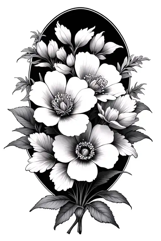 Flowers And Flowers Intertwined