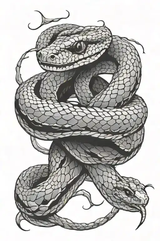 Snake Wrapped Loosely