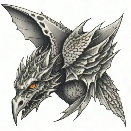 Dragon Wings On Elbow