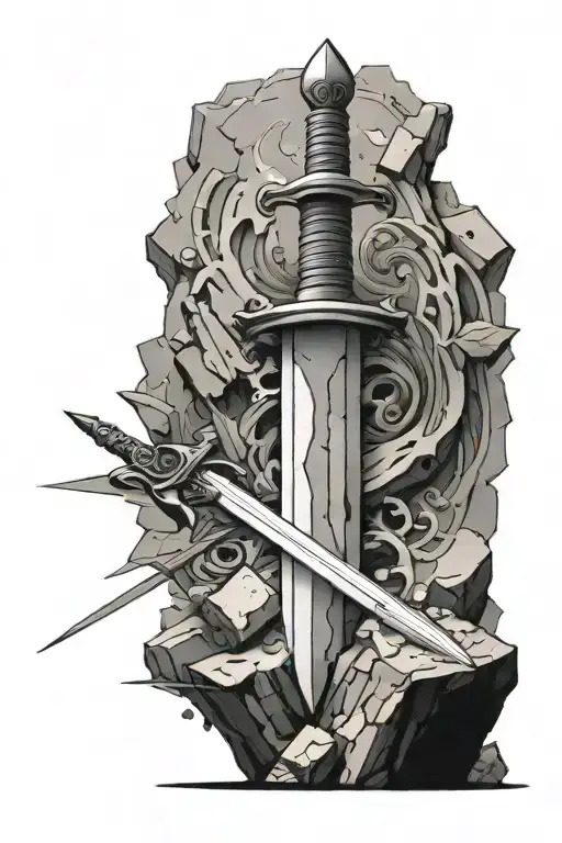 The Sword Cuts The Stone