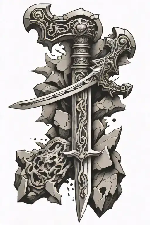 The Stone Breaks The Sword