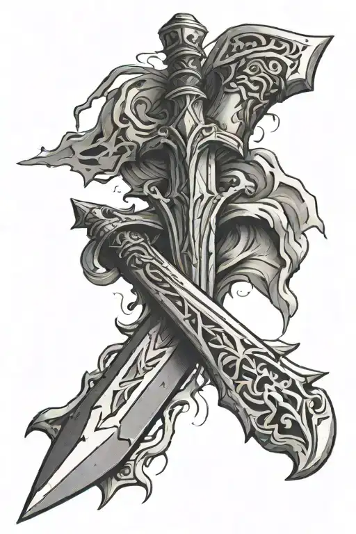 The Stone Breaks The Sword In Half