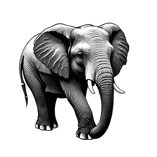 Walking Elephant Trought Me