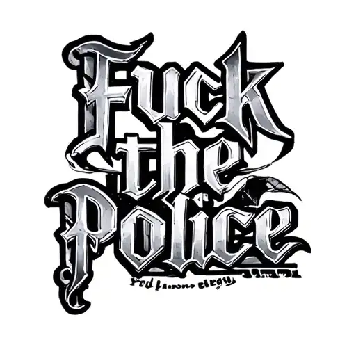 Fuck The Police Font