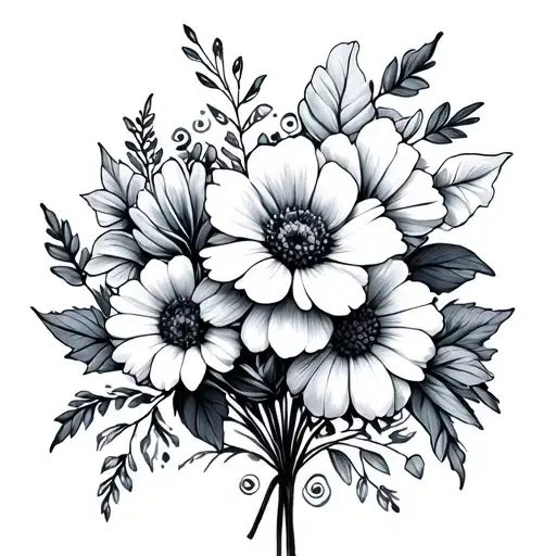 January April And May Birth Flower Bouquet