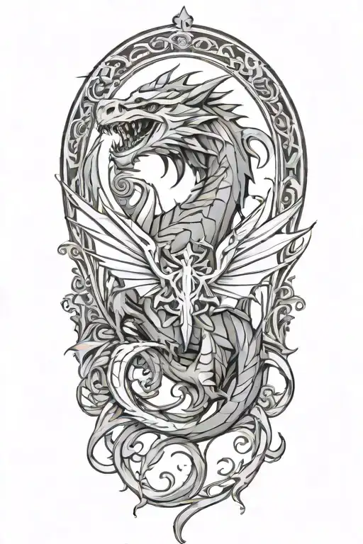 Throne Of Glass Inspired Wyvern