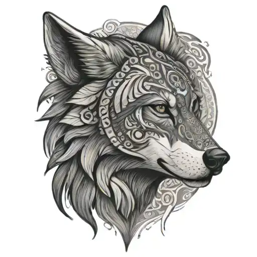 Taino Women Full Body Wolf