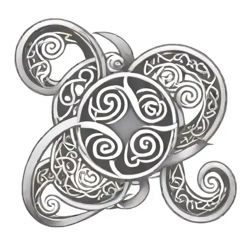 Trisquel Celtic Designs Representing