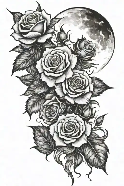 Withered Roses And Moon Phases Incorporated