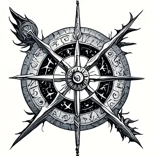 Vegvisir Symbol Representing Guidance