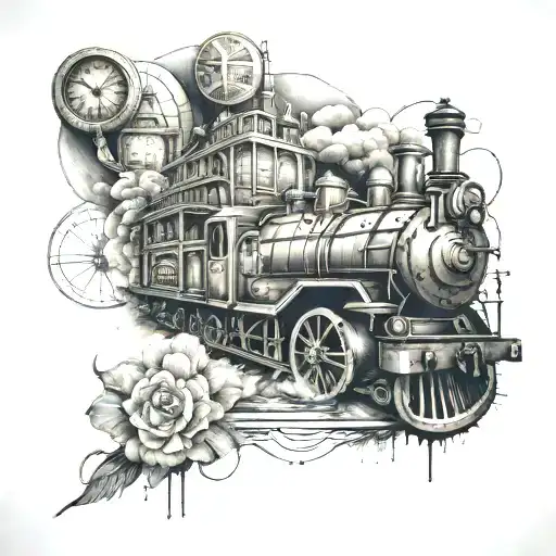 Fine Line Tattoo Love Travel Nostalgia