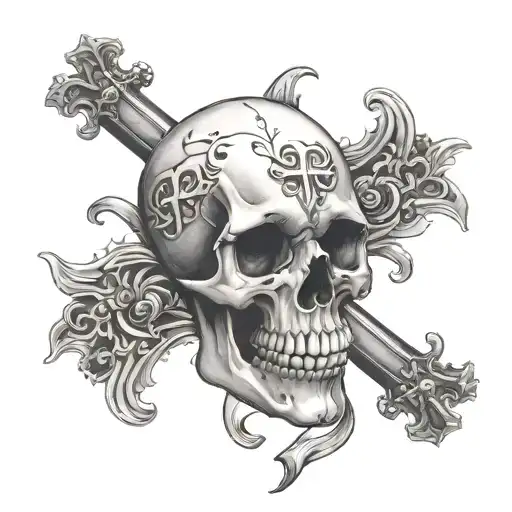 Skull And Cross