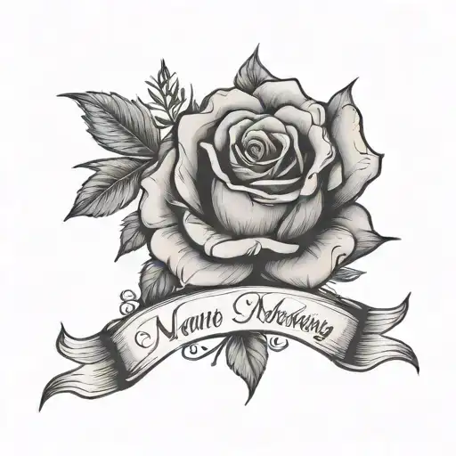 Rose Rosemary Nan & Pop Text