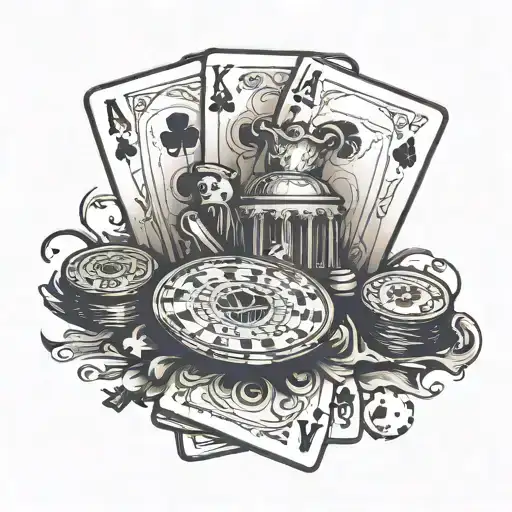 A Poker Hand With Each Card Representing A Different Part Of The Constitution