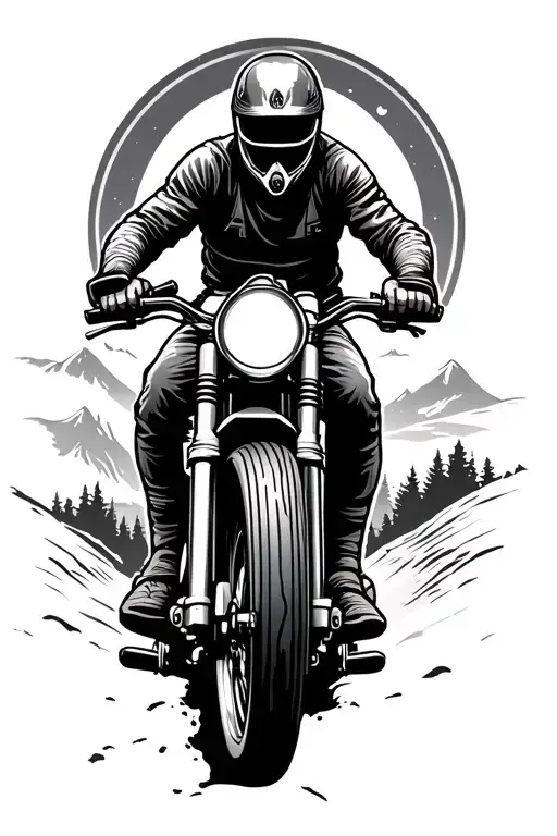 Adventure Rider Exploring All Kinds Of Terrain