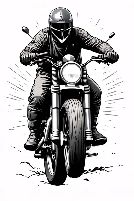 Adventure Rider Exploring All Kinds Of Terrain Themed