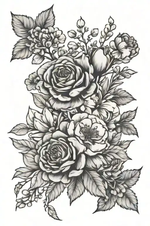 Birth Flower Bouquet