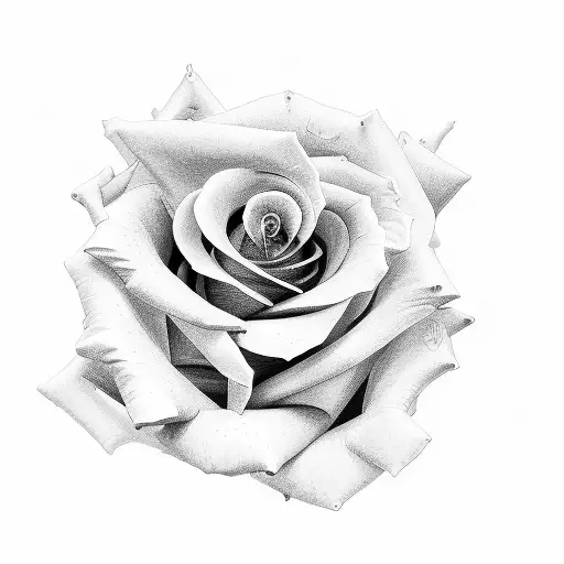 Rose Writing In Stem