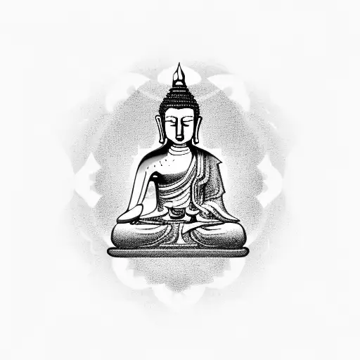 New Religion Brand Buddha Buddha With A Jam Jar In Mandala Style