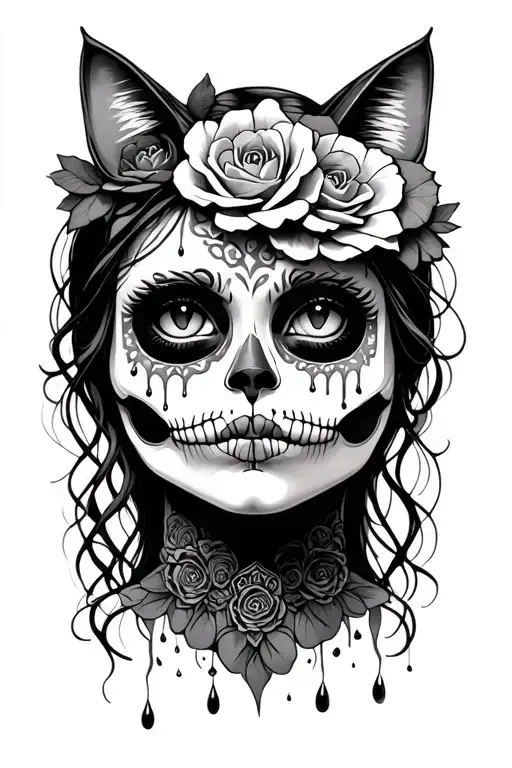A Catrina With Tears