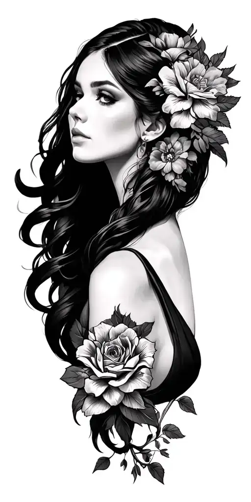 Black And White Sleeve