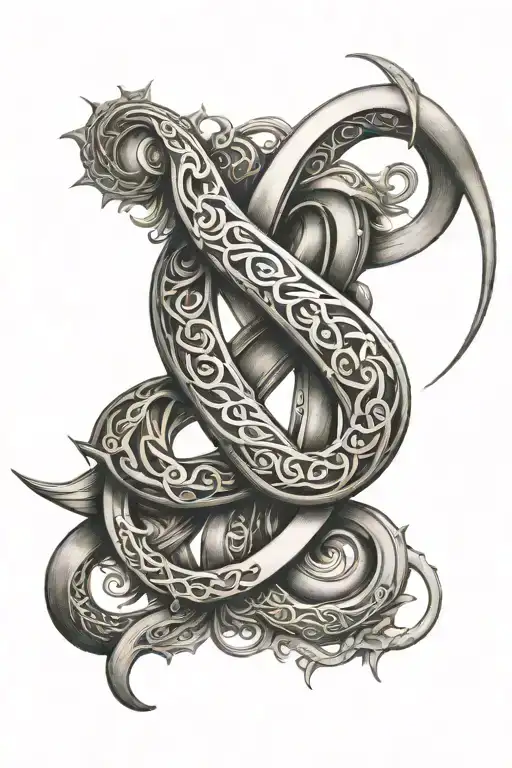 Infinity Symbol Intertwined Adrian Deborah