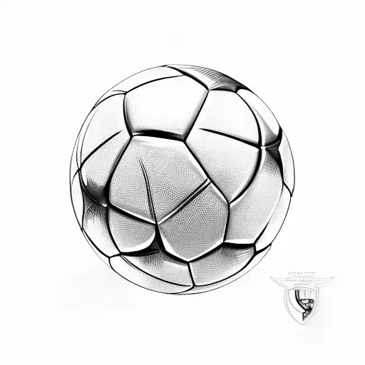 Champions League Soccer Ball With Wings Behind