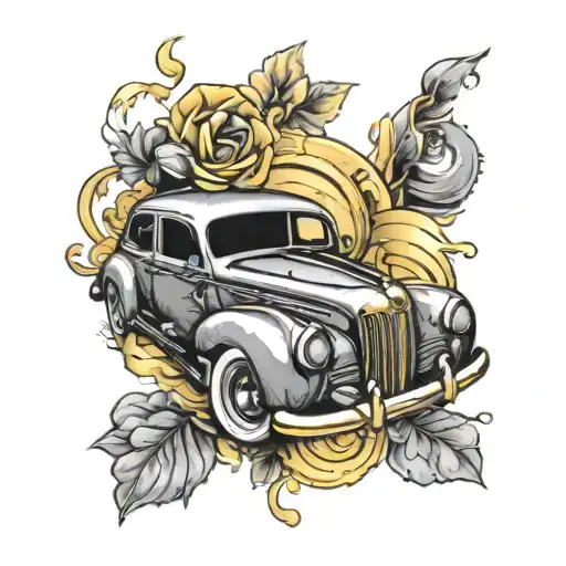 A Car Loaded With Gold