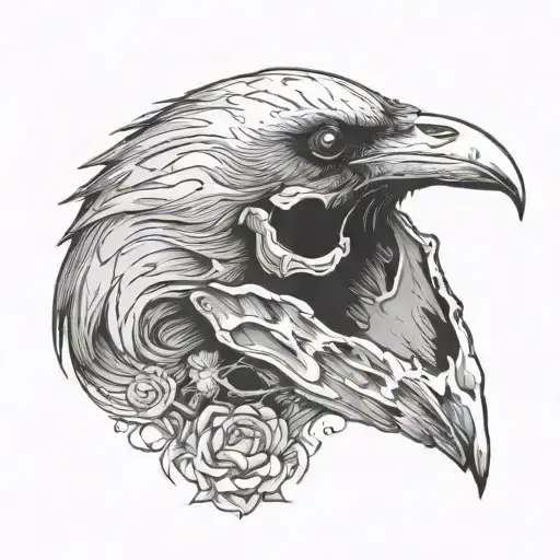 Raven Skull
