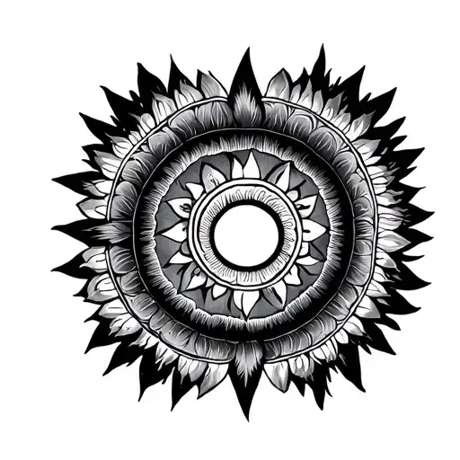 The Ashoka Chakra In A Tattoo That Represents Hard Work And Determination
