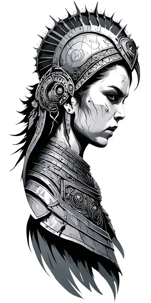 Ancient Futuristic Warrior