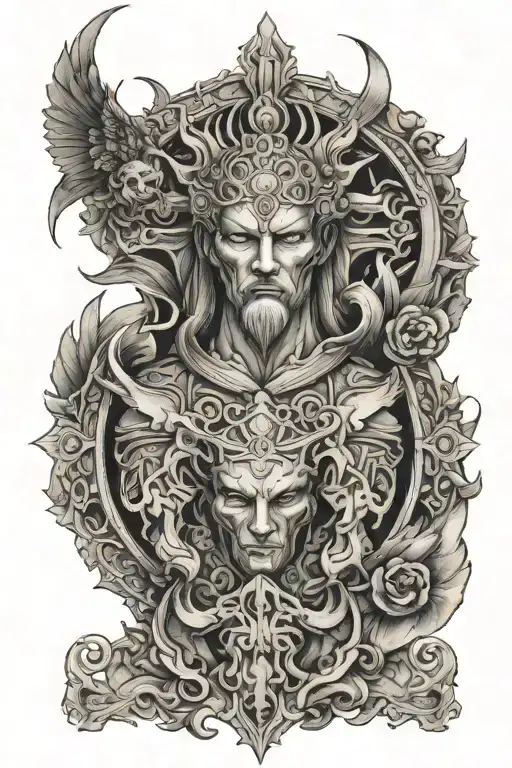I Want Something With Zues On My Left Bicep Sleeve