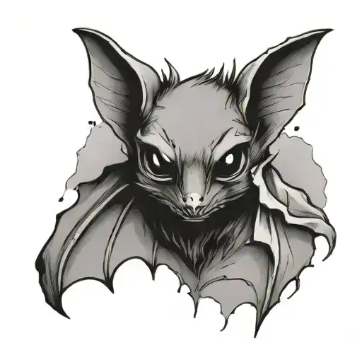 Cute Minimalistic Bat