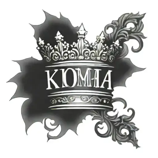 Masculine Crown With The Roman Numerals For November 18 2004 Under It