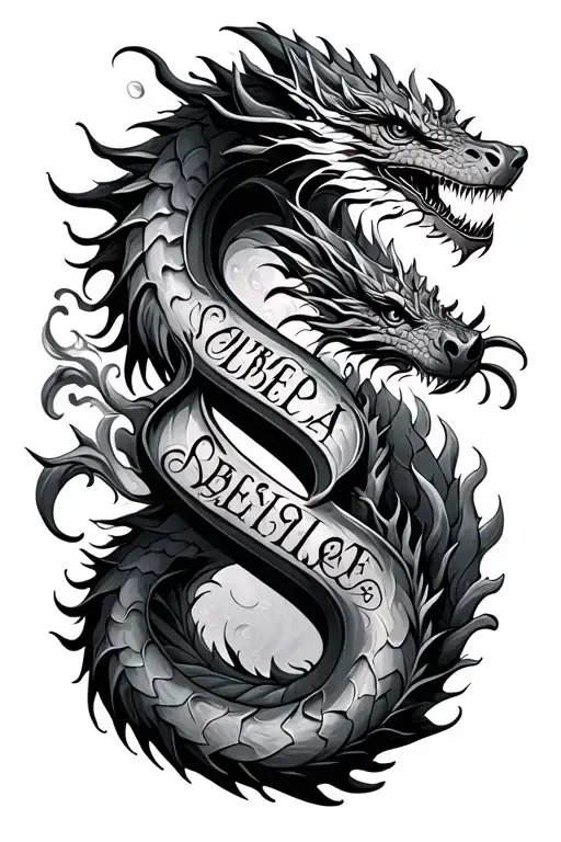 Word Soulmate With A Dragon As The S