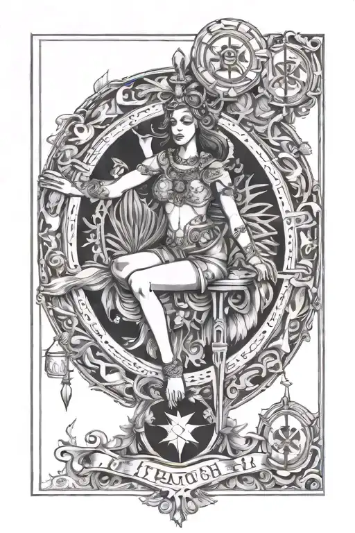 Tarot The Strength Inspired