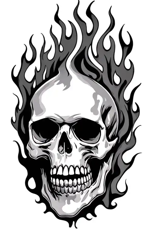 Skull Flames