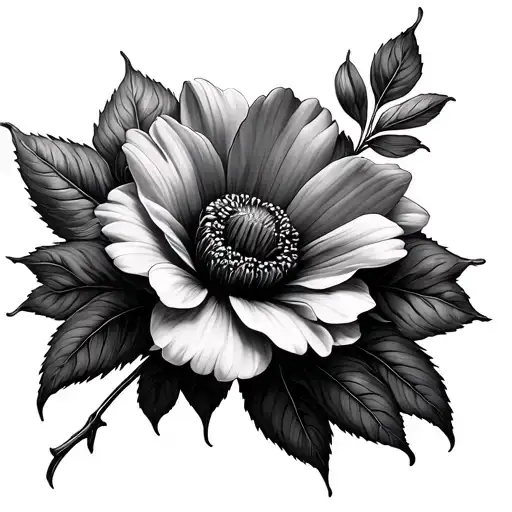 September Flower Collarbone